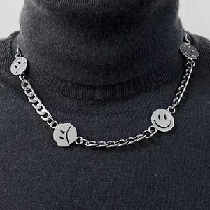 Unisex Smiley Face Necklace